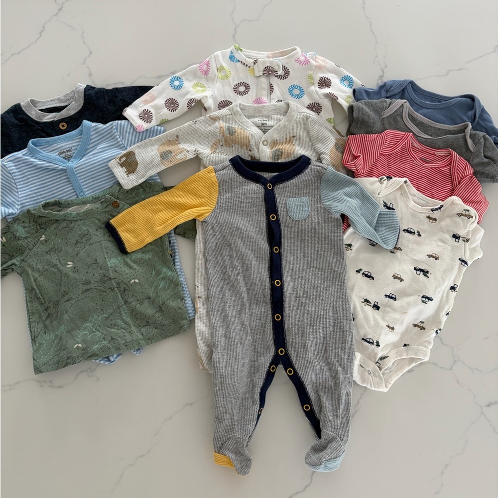 Nordstrom,Carters, Little Me 3mo. Baby boy warm bundle. New & Like New.